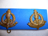 49th Infantry Battalion (The Stanley regiment) Collar Badge Pair. 